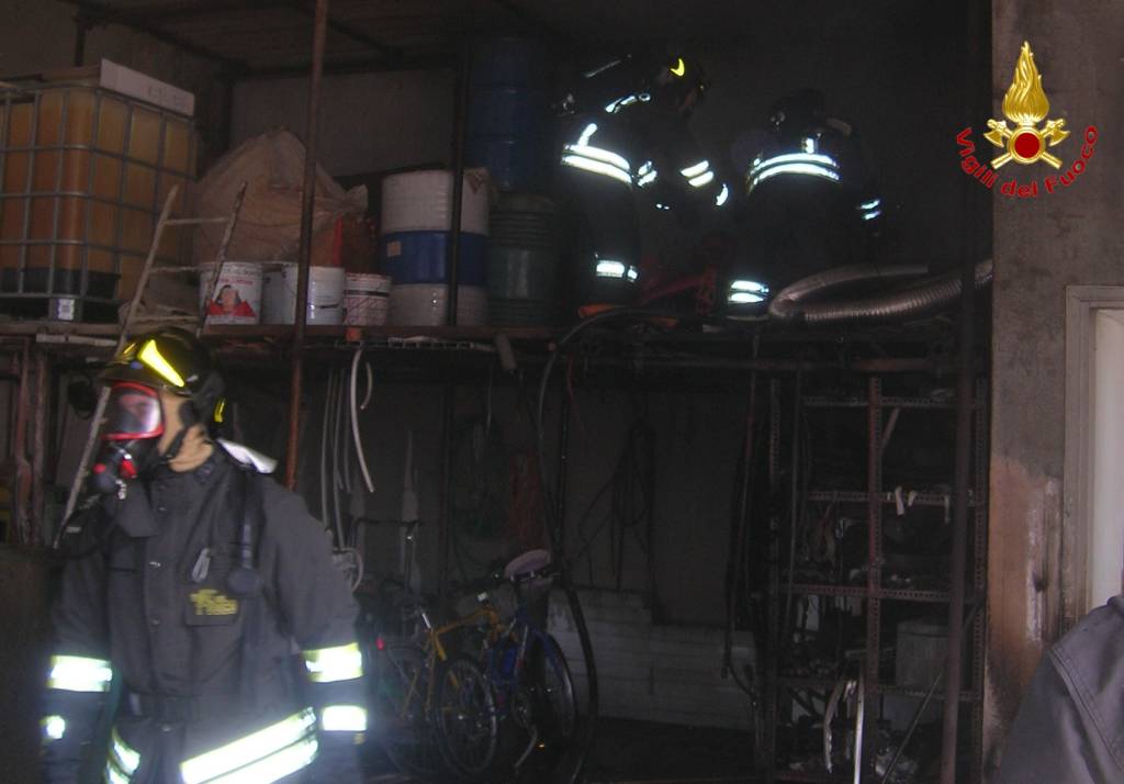 incendio Samarate 25 giugno 2015