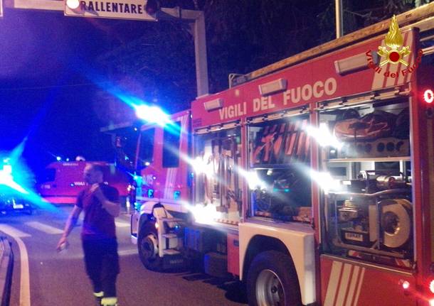 incendio via nazario Sauro