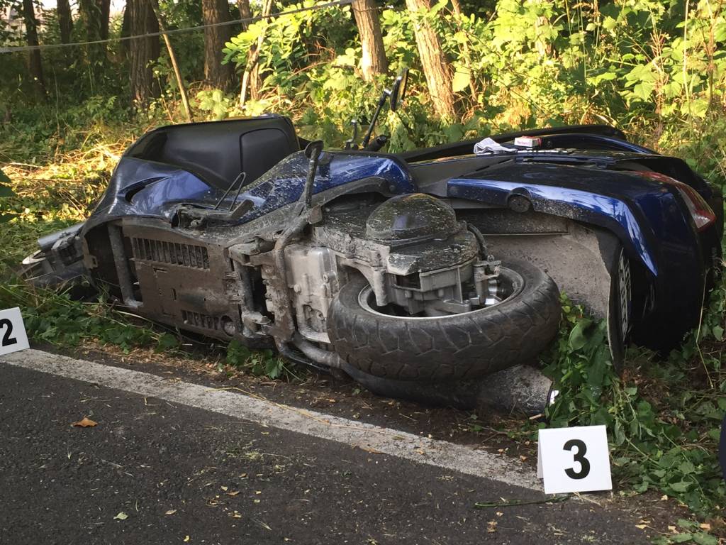 incidente, scooter,