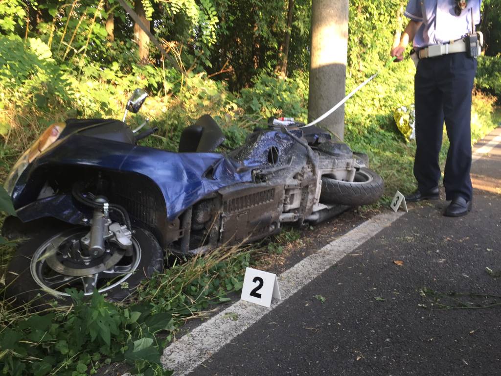 incidente, scooter,