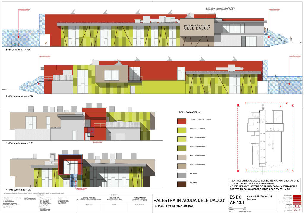 La presentazione della palestra in acqua