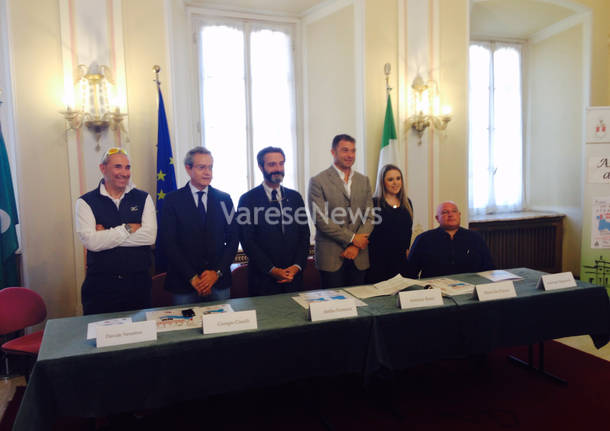 lake varese marathon, maratona, attilio fontana, antonio rossi, maria ida piazza, giorgio ginelli,