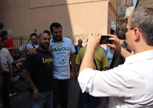 Matteo Salvini a Saronno per Alessandro Fagioli