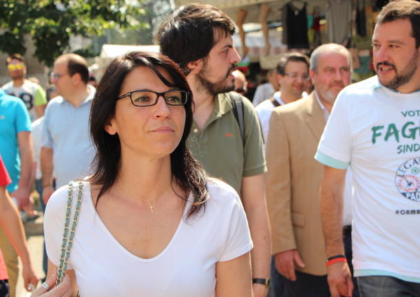 Matteo Salvini a Saronno per Alessandro Fagioli