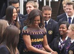 Michelle Obama a Expo in Missoni