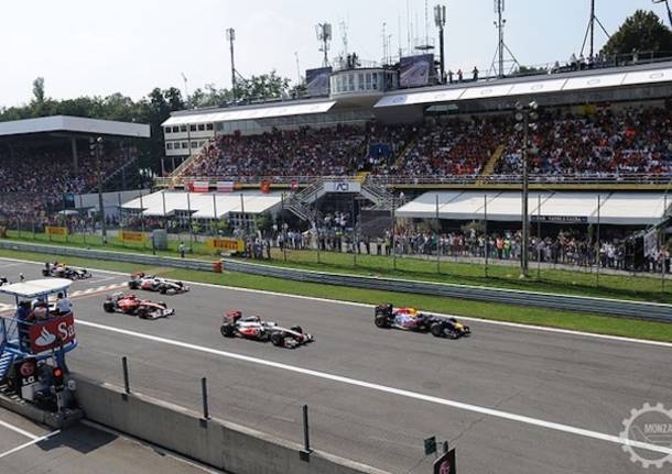 partenza gran premio di monza