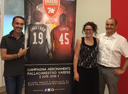 Presentazione campagna abbonamenti pallacanestro Varese 2015-16