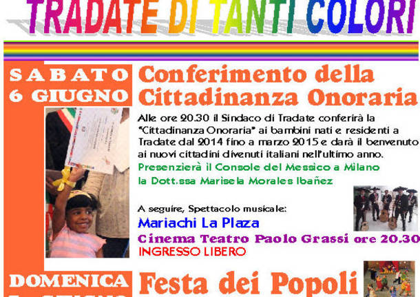 Tradate di tanti colori