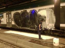 treno trenord graffiti