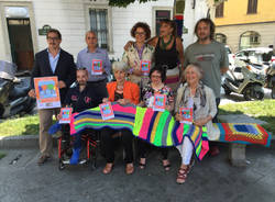 Yarn bombing