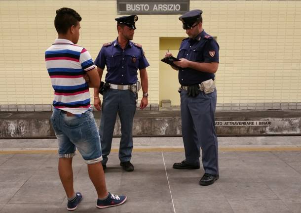 controlli polizia stazioni busto arsizio