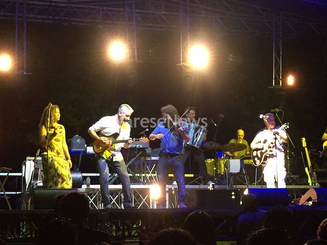 Davide Van de Sfroos al festival Convergenze 2015 al parco Mantegazza
