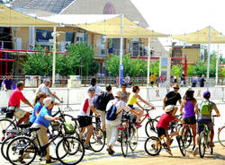 Inaugurata la pista ciclabiole per Expo