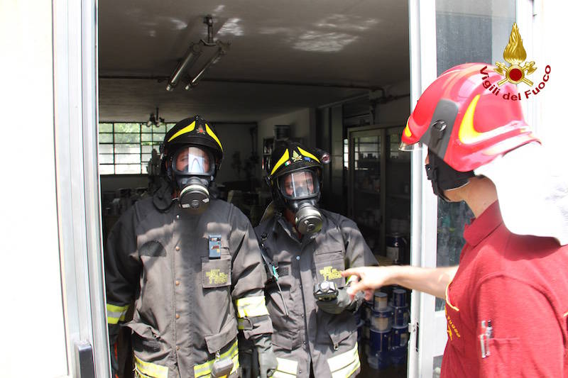 Incendio azienda chimica Lonate Pozzolo