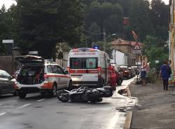 incidente moto Gallarate via del lavoro 24 luglio 2015