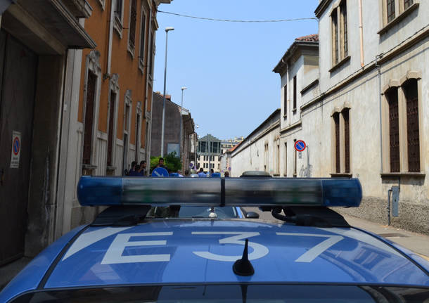 Protesta profughi Busto Arsizio 6 -7-2015