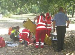 salvataggio massaggio cardiaco legnano 118 ambulanza