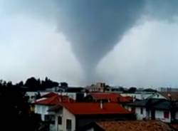 tornado tromba d'aria maltempo venezia veneto