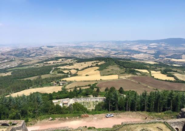 Via Francigena 14esima tappa da San Quirico d'Orcia a Radicofani