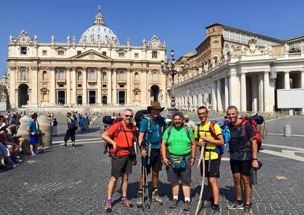 Via Francigena, l'arrivo a Roma