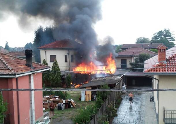 Incendio a S.Ilario 14 agosto 2015