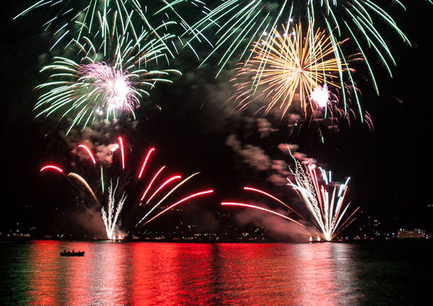 Fuochi d'artificio a Ranco