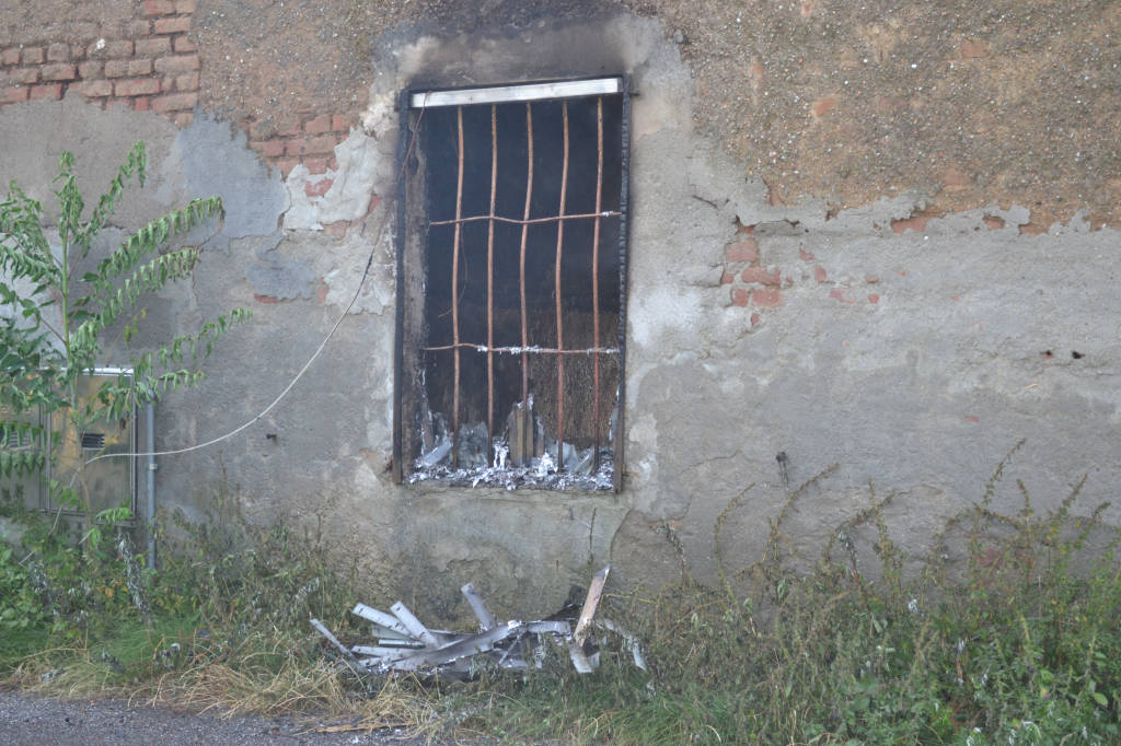 Incendio alla Cascina Burattana