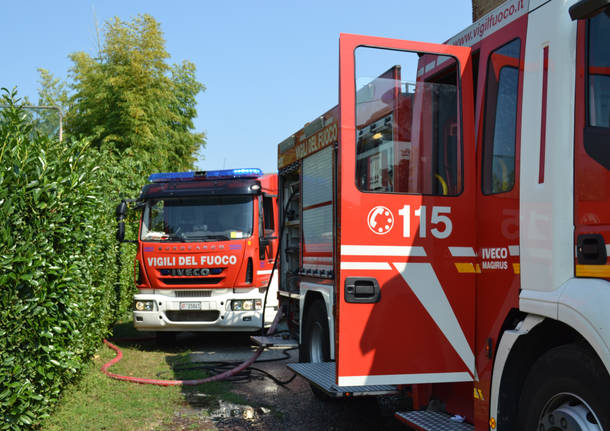 Incendio alla Cascina Burattana