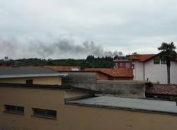 incendio garage autovettura cavaria 