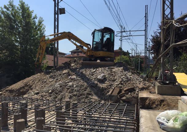 Lavori ponte ferrovia Luino