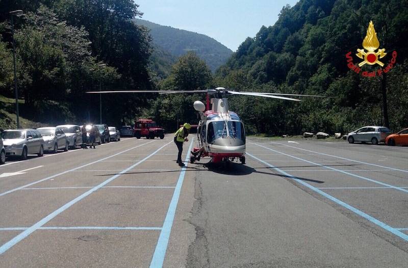 Vigili del fuoco Curiglia con Monteviasco 