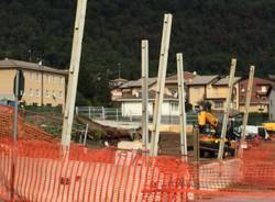 Arcisate Stabio cantiere via Pascoli Induno Olona 15 settembre 2015