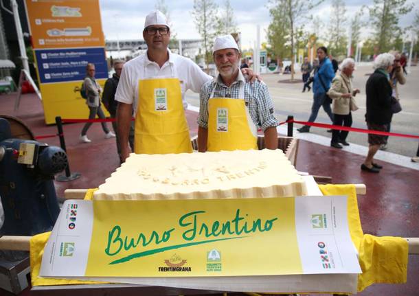 Il superburro del Trentino a Expo