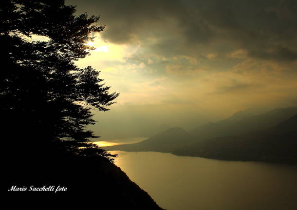 Contrasti di luce sul lago