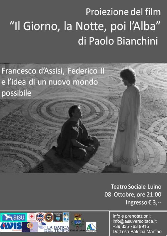 Film evento “ Il giorno, la notte e poi l’Alba”
