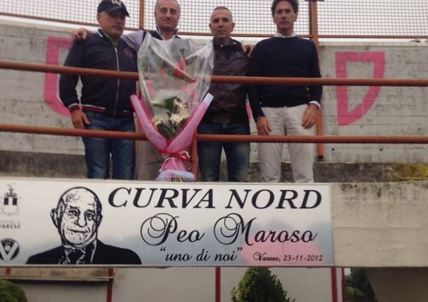 Commemorazione Peo Maroso Varese Calcio 2015