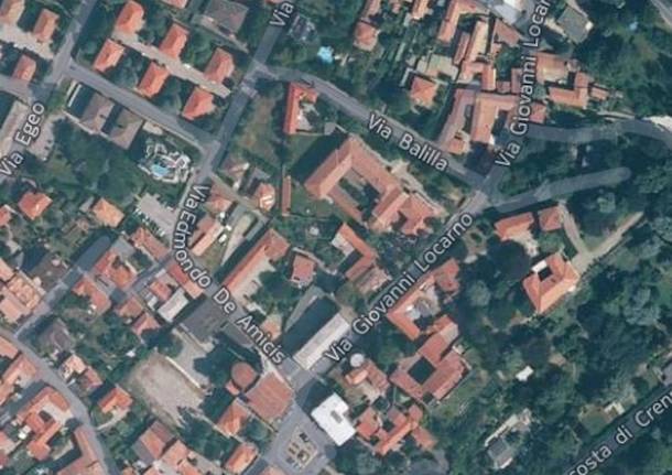 crenna viabilità foto aerea centro