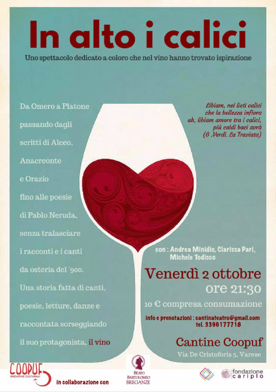 eventi in alto i calici