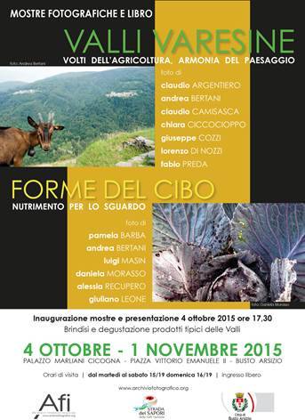 Forme del cibo nutrimento per lo sguardo busto arsizio