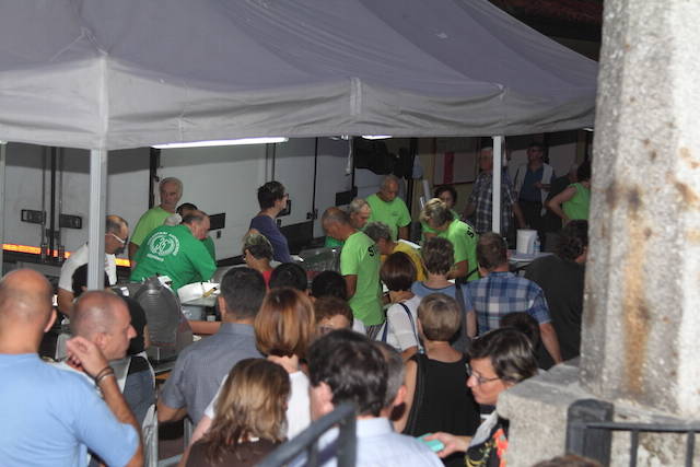 Gnocco Fritto in piazza a Gemonio - 2015