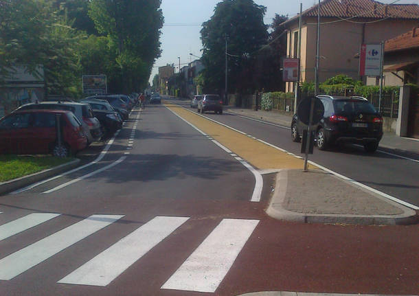 Incidentabilità in via Varese a Saronno