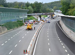 L'elisoccorso in autostrada