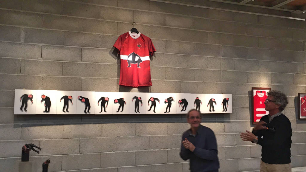 La nuova maglia d'artista del Rugby Varese