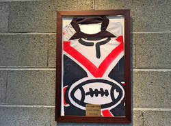 La nuova maglia d'artista del Rugby Varese