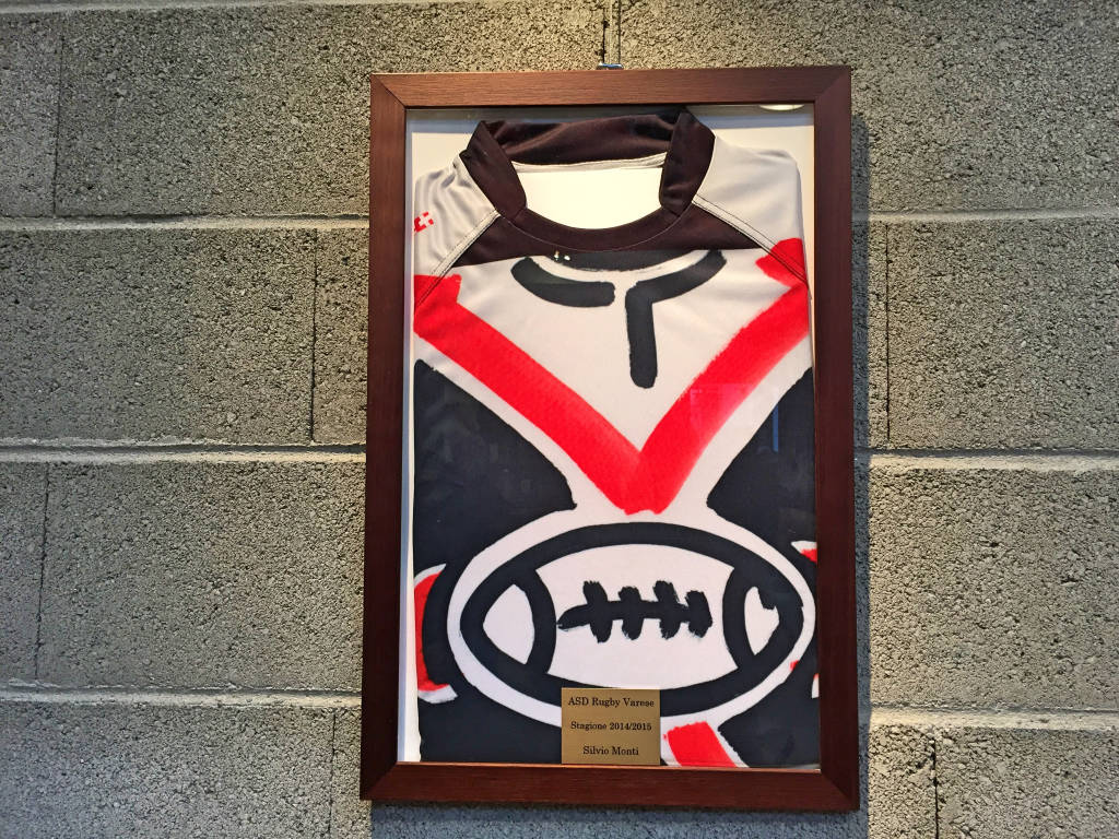 La nuova maglia d'artista del Rugby Varese