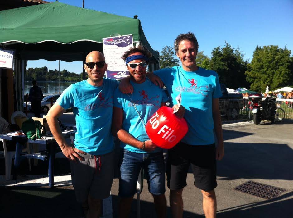 La traversata del Lago di Monate