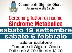 Locandina iniziativa di prevenzione del Comune di Olgiate Olona