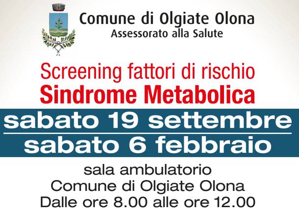 Locandina iniziativa di prevenzione del Comune di Olgiate Olona