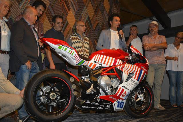 Presentata al MaGa la nuova Mv Agusta griffata Missoni