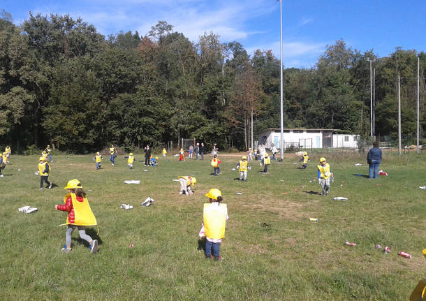 “Puliamo il mondo”, i bambini impegnati a Moriggia